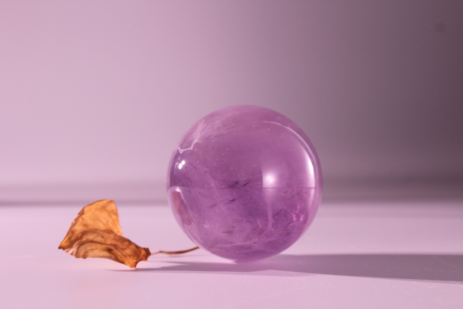 Home 23 Crystal Sphere - Magic Purple Crystal Ball 60mm Healing Crystal Quartz Purple Ball Home Decoration